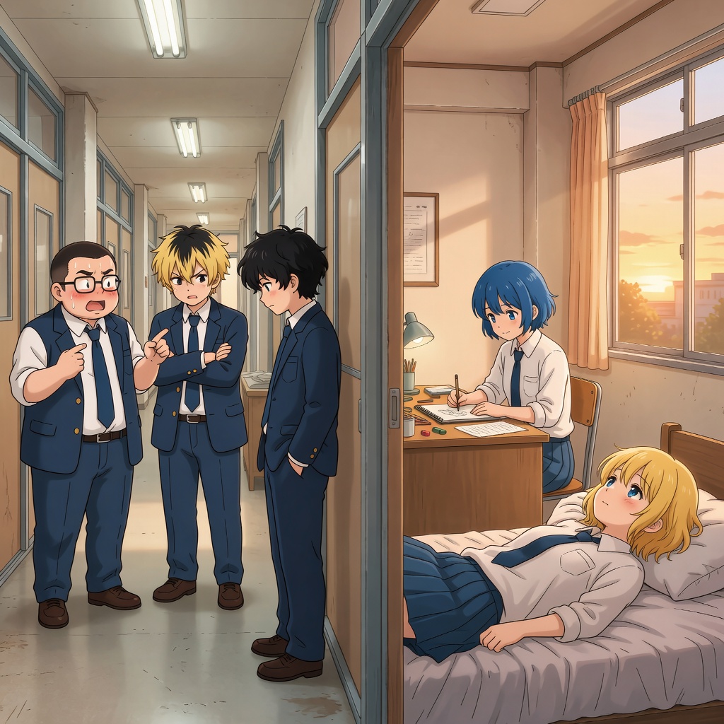 In Front of the Dormitory