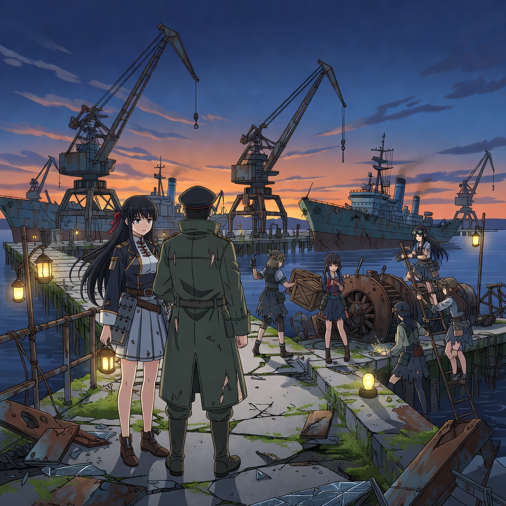 The Port Under the Setting Sun