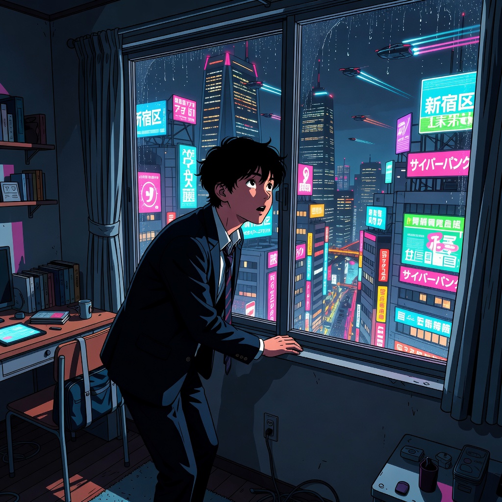 Crossroads Under the Neon Lights